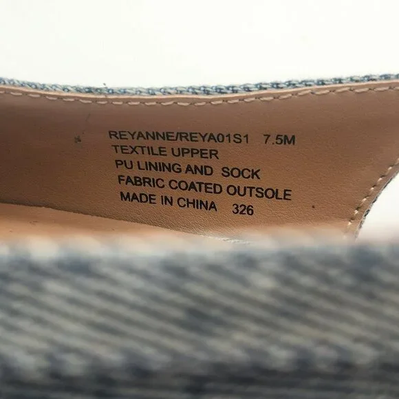 Steve Madden NEW Reyanne Corsetted Slingback Mule Size 7 1/2 - Picture 9 of 9